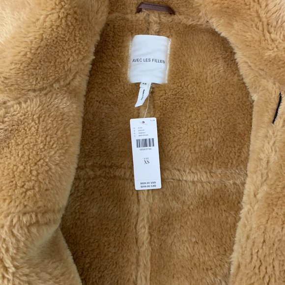 NWT Anthropologie Avec Les Filles Bexley Cropped Moto Jacket - Picture 6 of 10